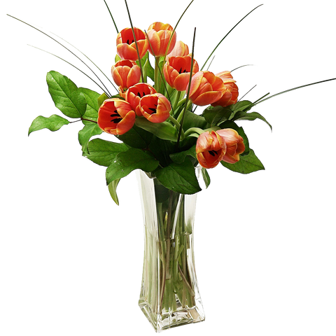 Tulips Arranged in a Vase