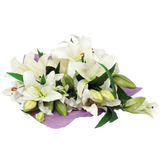 White Lily Bouquet (13 Stems)